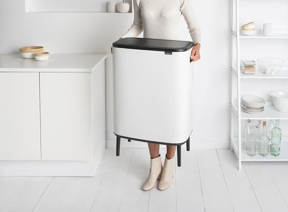 Мусорный бак Touch Bin Bo Hi Brabantia, (60 л), Белый от магазина Бери-Неси.ру