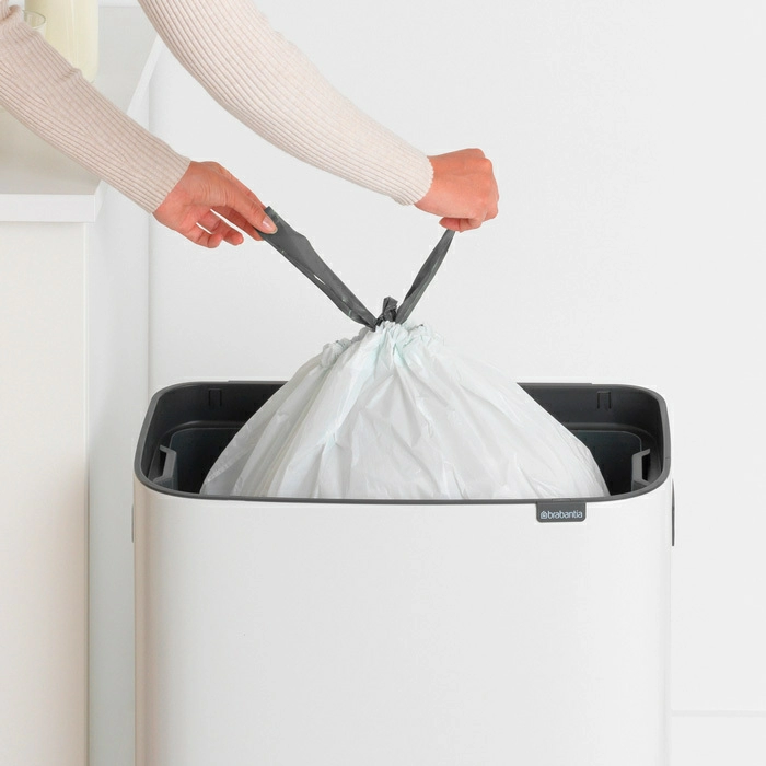 Мусорный бак Touch Bin Bo Brabantia, (60 л), Белый от магазина Бери-Неси.ру