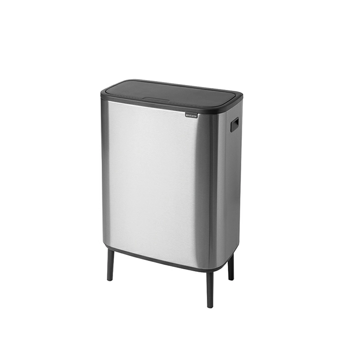 Мусорный бак Touch Bin Bo Hi Brabantia, (60 л), Стальной матовый (FPP) от магазина Бери-Неси.ру