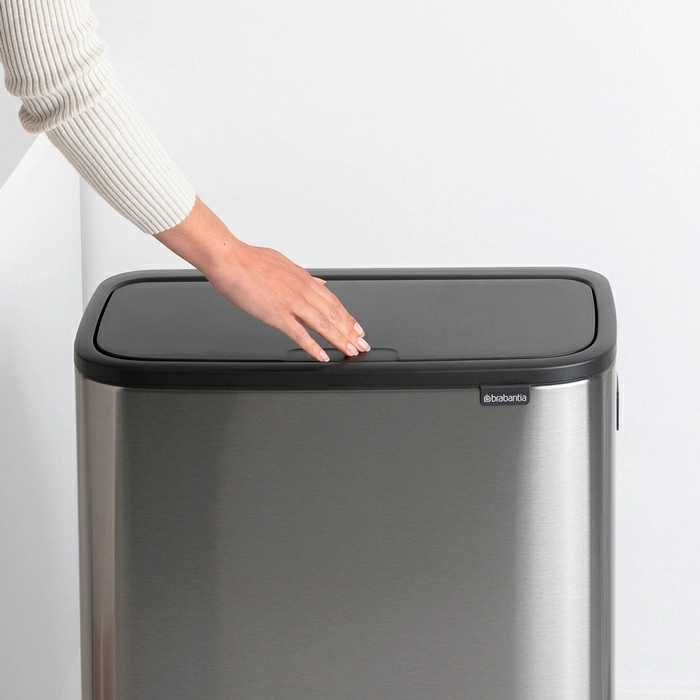 Мусорный бак Touch Bin Bo Hi Brabantia, (60 л), Стальной матовый (FPP) от магазина Бери-Неси.ру