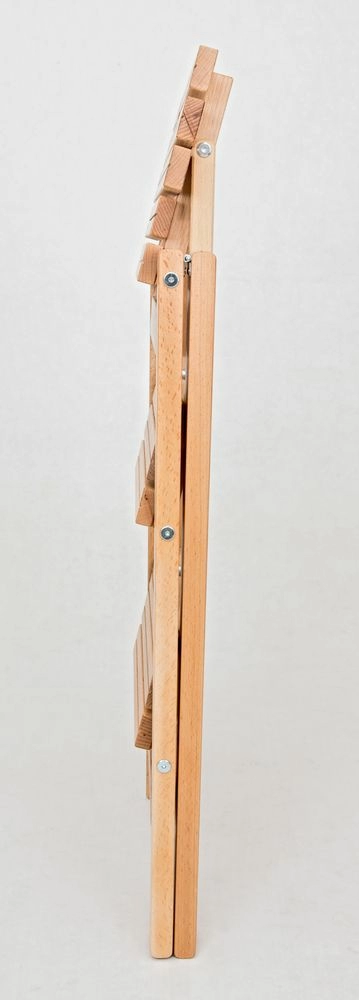 Стремянка-табурет деревянная с широкими ступенями Hoz-Block Микки 3 ступени Белая от магазина Бери-Неси.ру