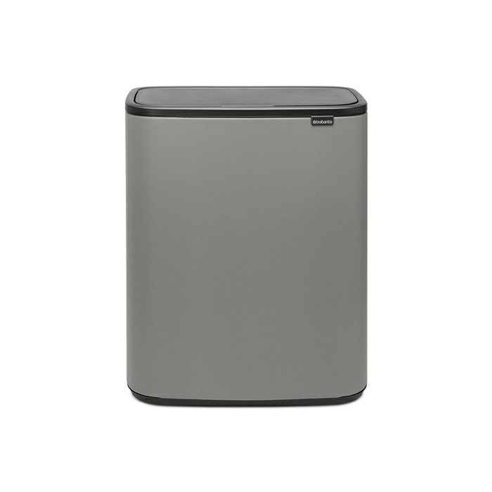 Мусорный бак Touch Bin Bo Brabantia, (2 х 30 л), Минерально-серый от магазина Бери-Неси.ру