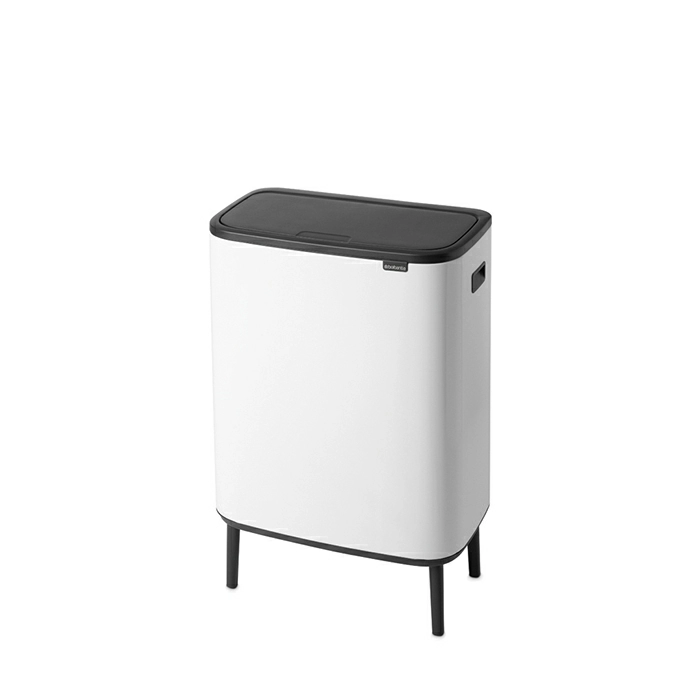 Мусорный бак Touch Bin Bo Hi Brabantia, (2 х 30 л), Белый от магазина Бери-Неси.ру