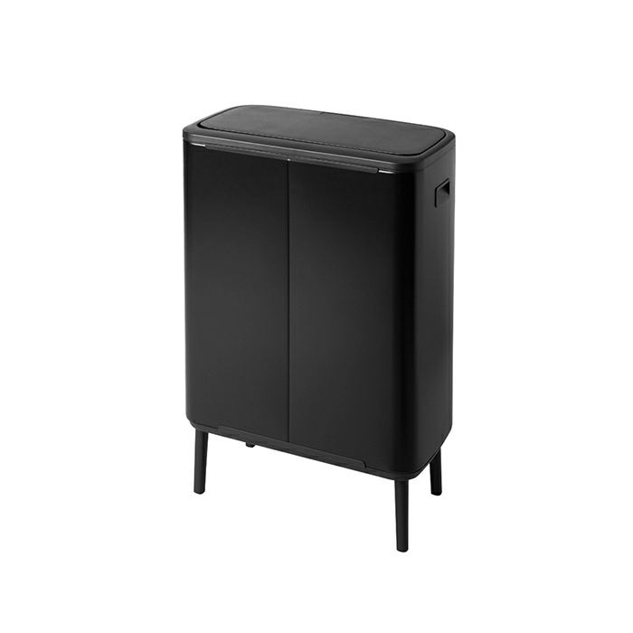 Мусорный бак Touch Bin Bo Hi Brabantia, (2 х 30 л), Черный матовый от магазина Бери-Неси.ру