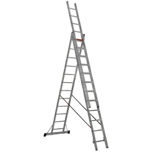 Трехсекционная алюминиевая лестница 3х12 CAGSAN