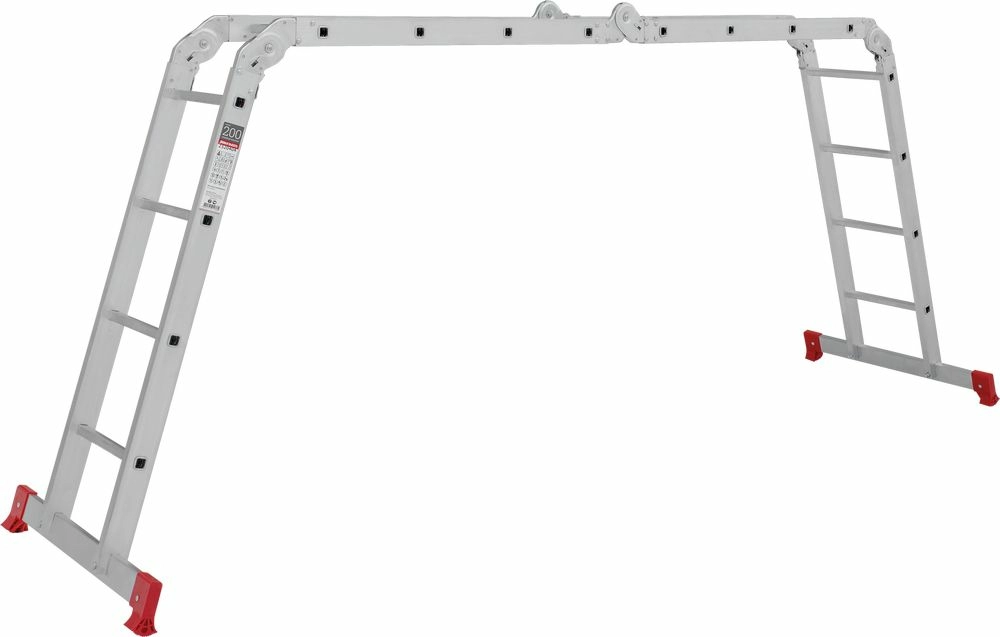 Алюминиевая четырехсекционная лестница-трансформер 340 мм NV2320 НОВАЯ ВЫСОТА 4Х4 от магазина Бери-Неси.ру