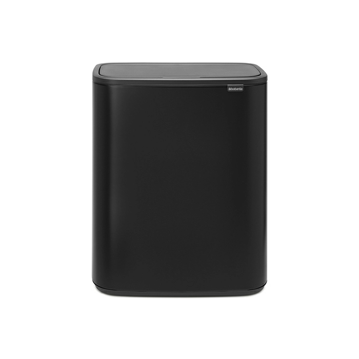 Мусорный бак Touch Bin Bo Brabantia, (2 х 30 л), Черный матовый от магазина Бери-Неси.ру