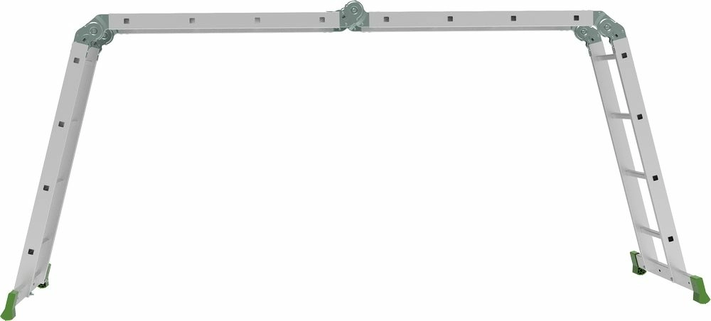 Алюминиевая четырехсекционная лестница-трансформер компактная 340 мм NV2327 НОВАЯ ВЫСОТА 4Х4 от магазина Бери-Неси.ру