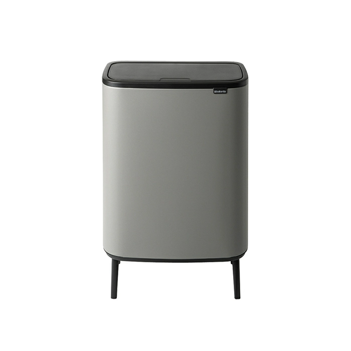 Мусорный бак Touch Bin Bo Hi Brabantia, (60 л), Минерально-серый от магазина Бери-Неси.ру