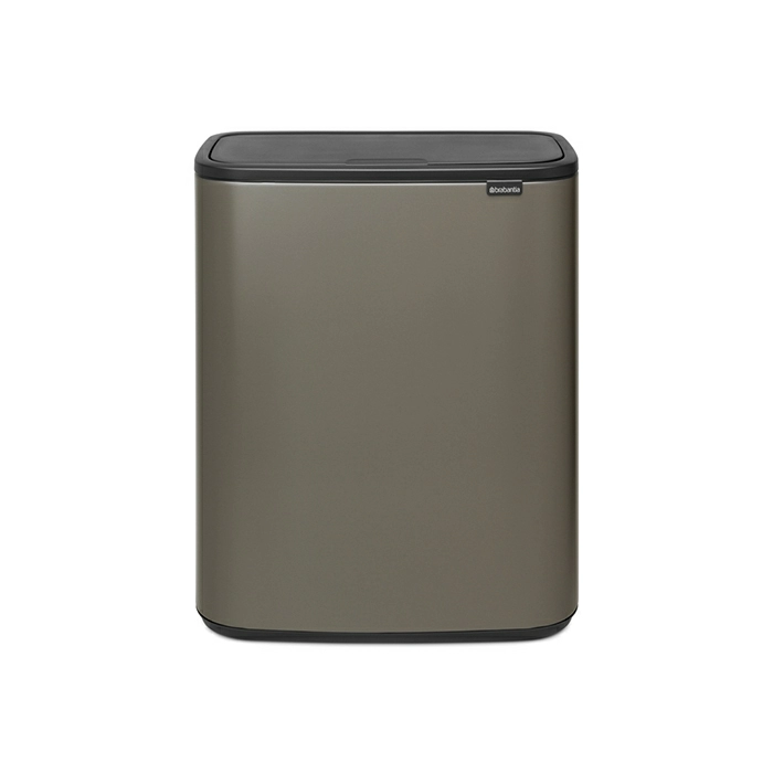 Мусорный бак Touch Bin Bo Brabantia, (60 л), Платиновый от магазина Бери-Неси.ру