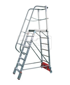 Односторонняя лестница с платформой KRAUSE, VARIO KOMPAKT STABILO 8 ступеней, вес 44 кг