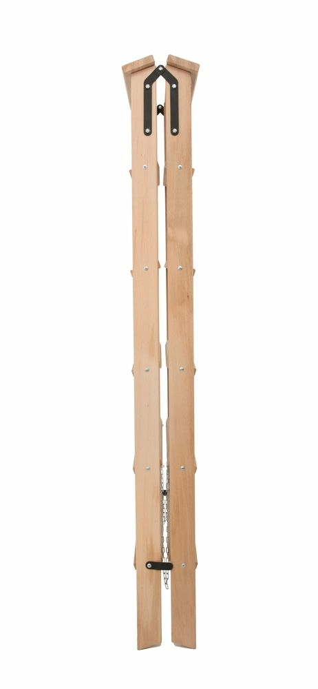 Стремянка двухсторонняя деревянная со ступенями Hoz-Block Штукатур 2x8 ступеней от магазина Бери-Неси.ру