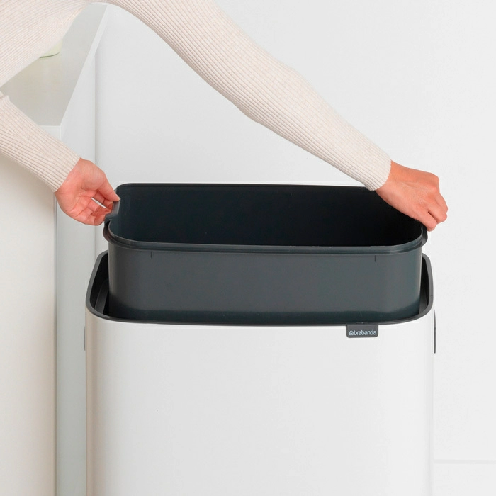 Мусорный бак Touch Bin Bo Brabantia, (60 л), Белый от магазина Бери-Неси.ру