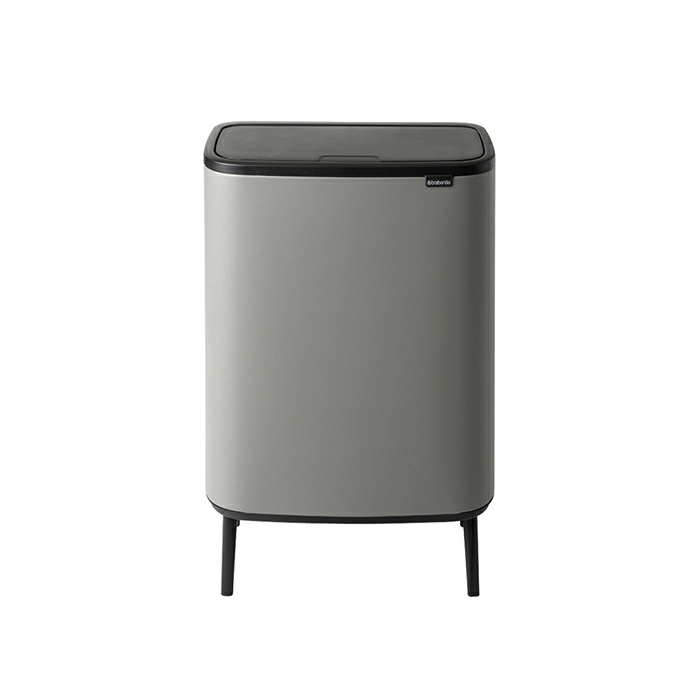 Мусорный бак Touch Bin Bo Hi Brabantia, (2 х 30 л), Минерально-серый от магазина Бери-Неси.ру