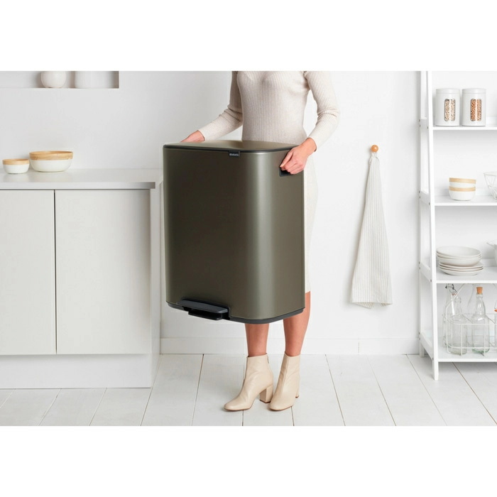 Мусорный бак Bo с педалью Brabantia, (2 x 30 л), Платиновый от магазина Бери-Неси.ру