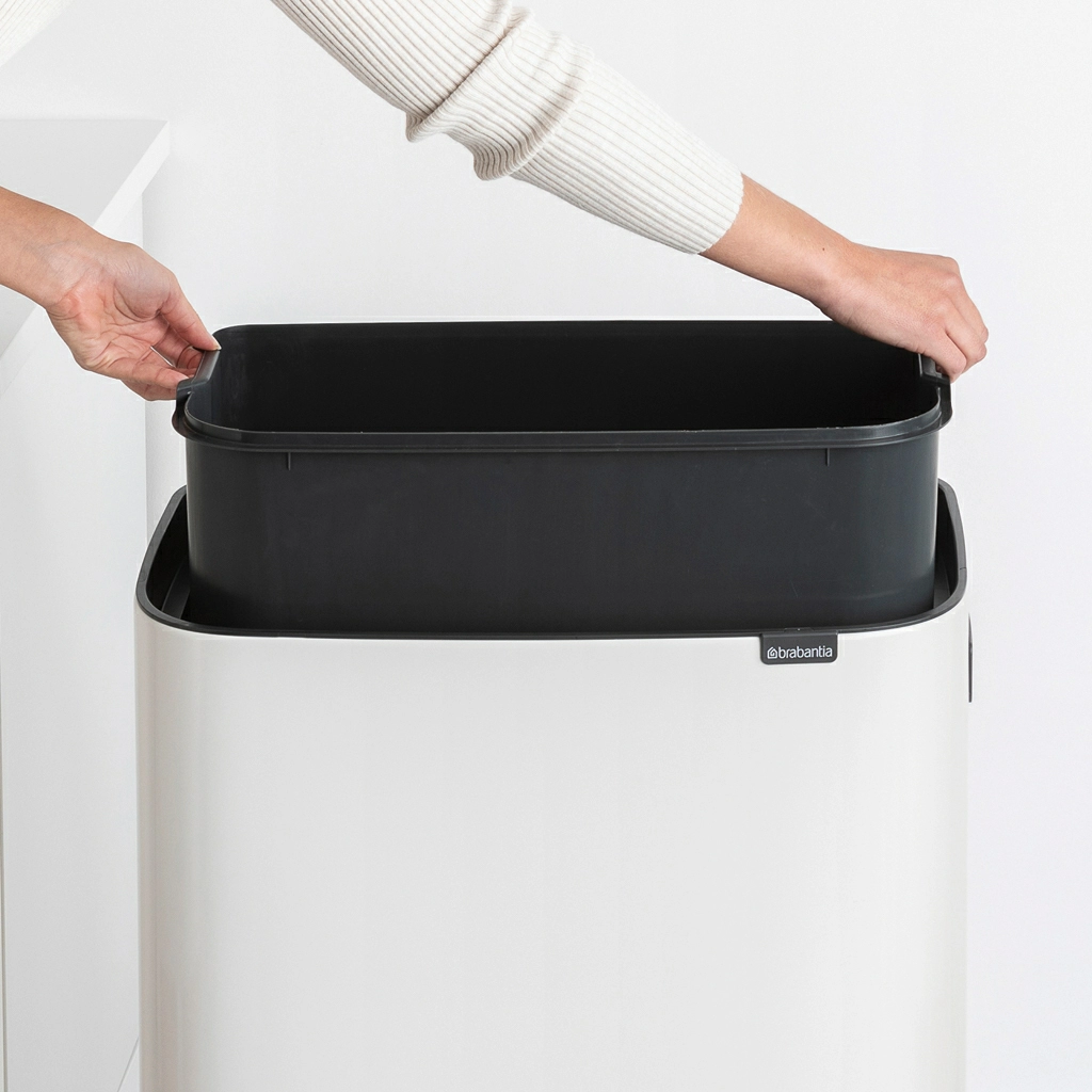 Мусорный бак Touch Bin Bo Hi Brabantia, (60 л), Белый от магазина Бери-Неси.ру