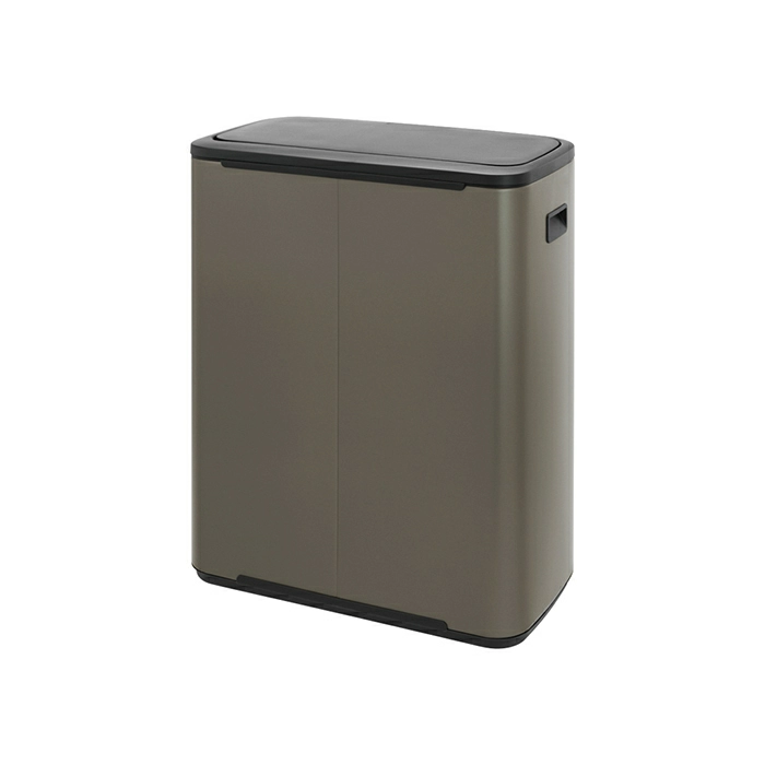 Мусорный бак Touch Bin Bo Brabantia, (2 х 30 л), Платиновый от магазина Бери-Неси.ру