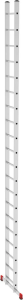 Лестница алюминиевая односекционная приставная полупрофессиональная Новая Высота 1х20 арт. 2210120