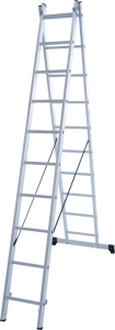 Лестница алюминиевая двухсекционная Новая Высота 2x10