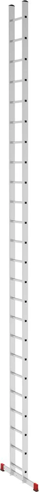 Лестница алюминиевая односекционная приставная полупрофессиональная Новая Высота 1х24 арт. 2210124 от магазина Бери-Неси.ру