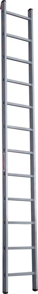 Лестница алюминиевая односекционная приставная профессиональная Новая Высота 1х12 арт. 3210112 от магазина Бери-Неси.ру