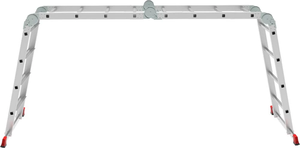 Профессиональная алюминиевая лестница-трансформер с развальцованными ступенями, ширина 650 мм NV3325 НОВАЯ ВЫСОТА 4Х4 арт.3325404 от магазина Бери-Неси.ру