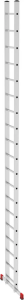 Лестница алюминиевая односекционная приставная полупрофессиональная Новая Высота 1х19 арт. 2210119