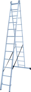 Лестница алюминиевая двухсекционная Новая Высота 2x12
