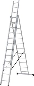 Лестница алюминиевая трехсекционная Новая Высота 3x12 арт. 1230312