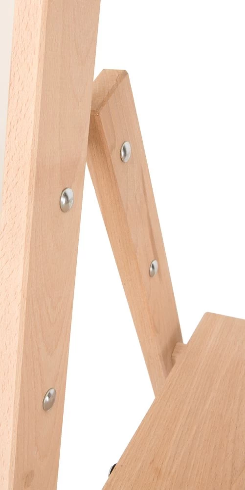 Стремянка деревянная односторонняя со ступенями Hoz-Block Электрик 4 ступени (арт. СДЭ-4) от магазина Бери-Неси.ру