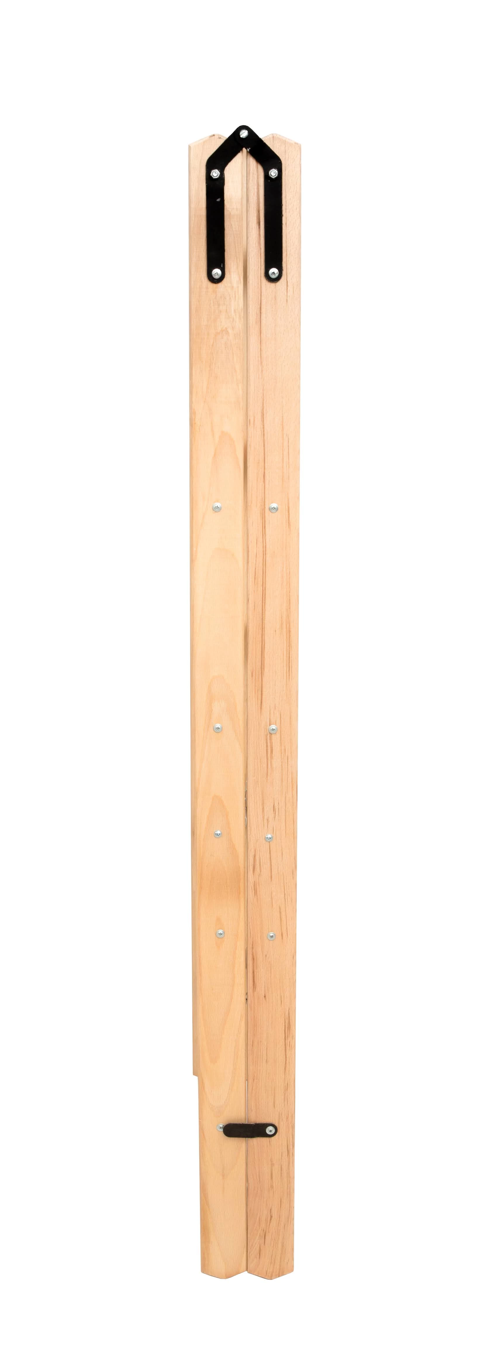 Стремянка двухсторонняя деревянная с перекладинами Hoz-Block Маляр 2х5 ступеней (арт. СДДМ-5) от магазина Бери-Неси.ру