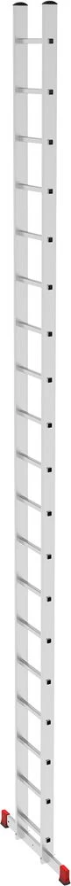 Лестница алюминиевая односекционная приставная полупрофессиональная Новая Высота 1х19 арт. 2210119 от магазина Бери-Неси.ру