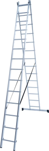 Лестница алюминиевая двухсекционная Новая Высота 2x14