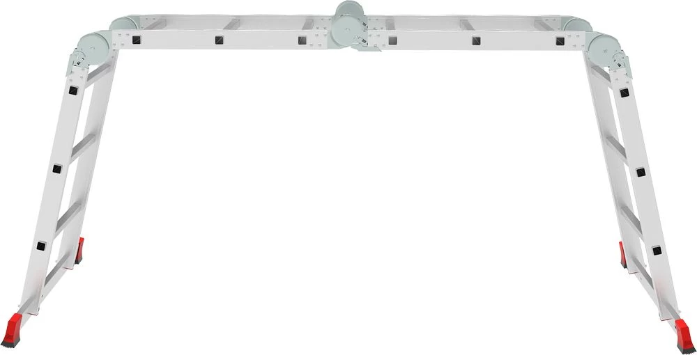 Алюминиевая четырехсекционная профессиональная лестница-трансформер 500 мм NV3321 НОВАЯ ВЫСОТА 4Х3 арт.3321234 от магазина Бери-Неси.ру