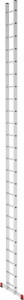 Лестница алюминиевая односекционная приставная полупрофессиональная Новая Высота 1х24 арт. 2210124