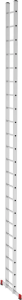 Лестница алюминиевая односекционная приставная полупрофессиональная Новая Высота 1х22 арт. 2210122