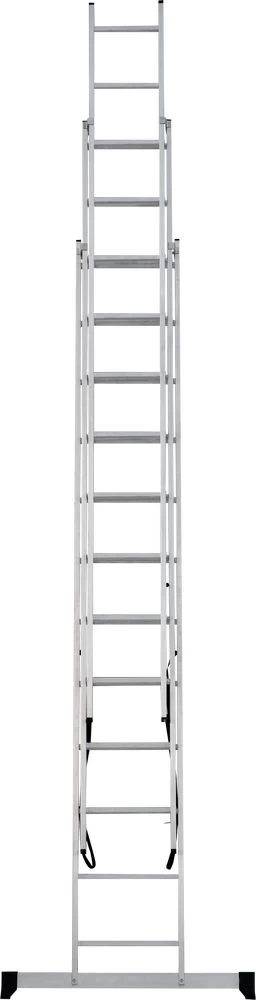Лестница алюминиевая трехсекционная Новая Высота 3x12 арт. 1230312 от магазина Бери-Неси.ру