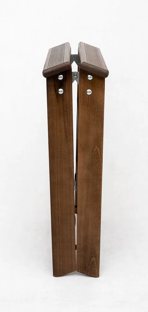 Стремянка двухсторонняя деревянная Hoz-Block Марк 3 ступени Черная (арт. ДДС-3Ч) от магазина Бери-Неси.ру