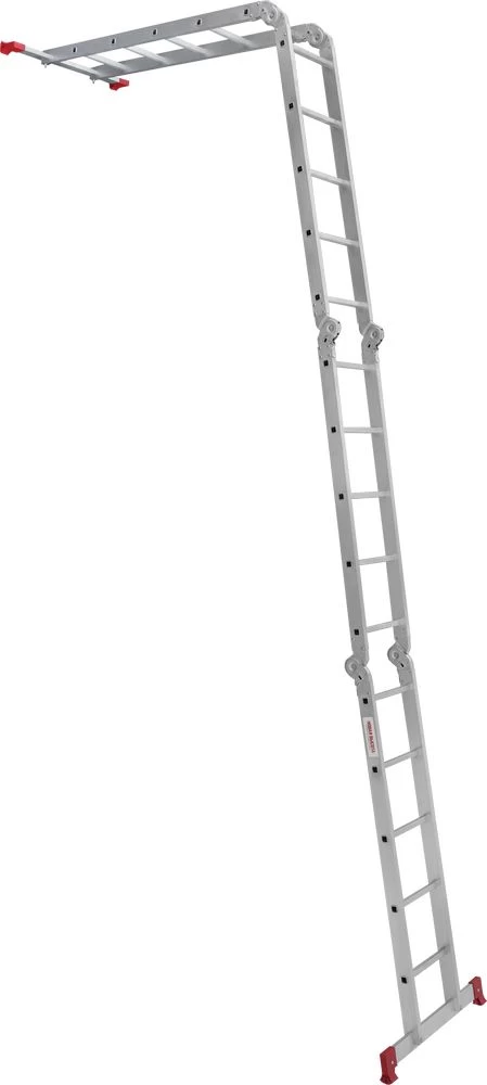 Алюминиевая четырехсекционная лестница-трансформер 340 мм NV2320 НОВАЯ ВЫСОТА 4Х5 от магазина Бери-Неси.ру