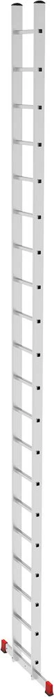 Лестница алюминиевая односекционная приставная полупрофессиональная Новая Высота 1х20 арт. 2210120 от магазина Бери-Неси.ру
