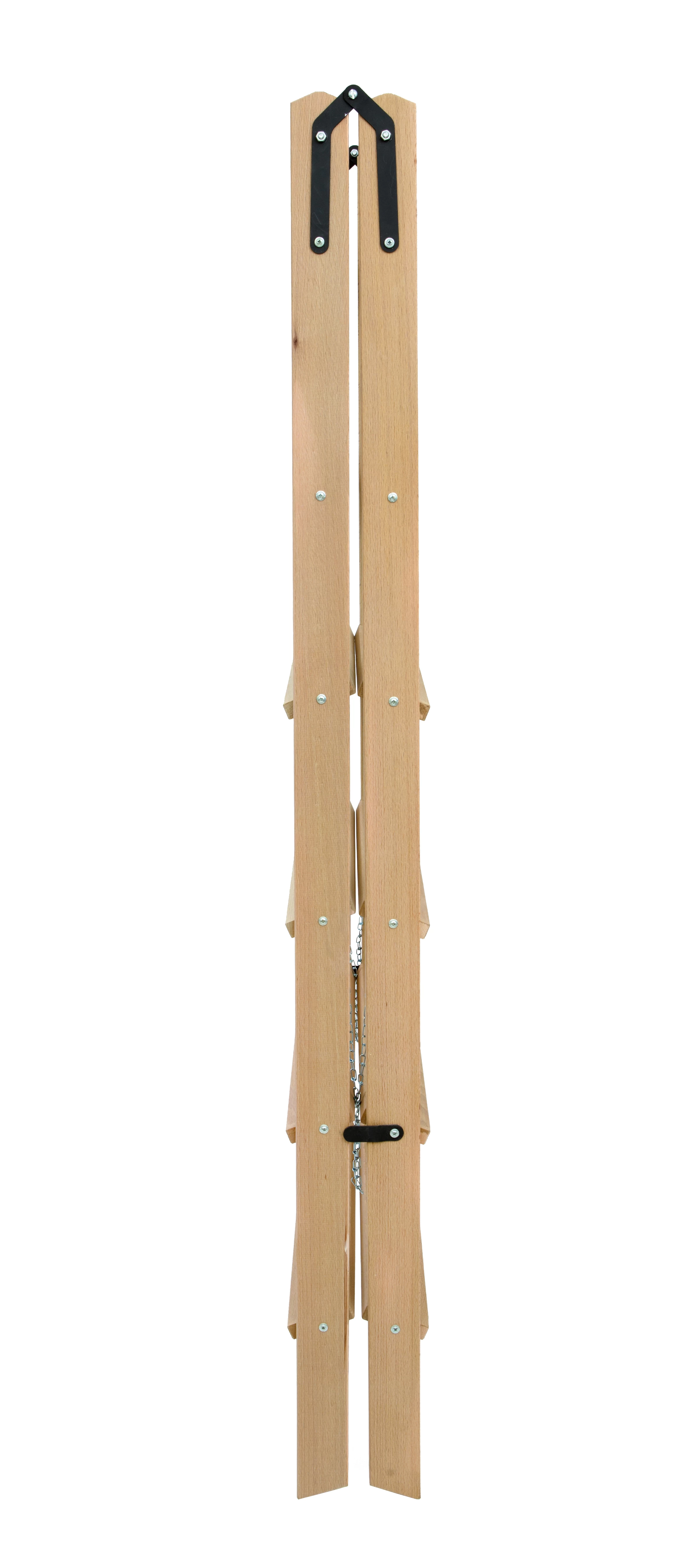 Стремянка двухсторонняя деревянная со ступенями и перекладинами Hoz-Block Альпинист 2х6 ступеней (арт. СДДА-6) от магазина Бери-Неси.ру