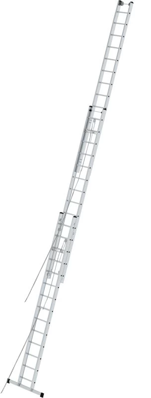 Лестница алюминиевая трехсекционая профессиональная с канатной тягой KRAUSE STABILO 3х14 от магазина Бери-Неси.ру