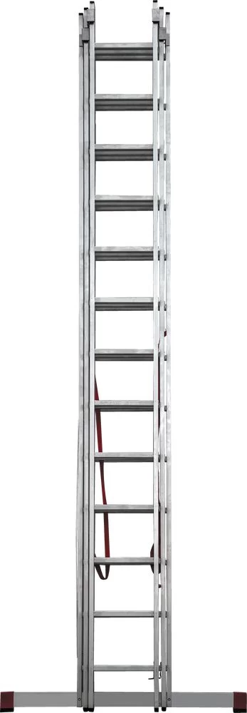 Лестница алюминиевая трехсекционная профессиональная Новая Высота 3x7 арт. 3230307 от магазина Бери-Неси.ру