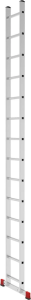 Лестница алюминиевая односекционная приставная полупрофессиональная Новая Высота 1х14 арт. 2210114