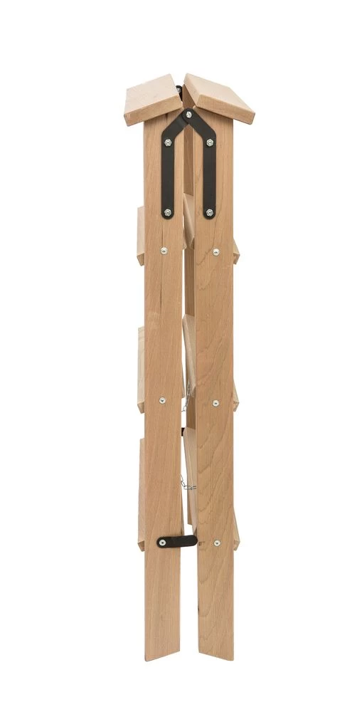 Стремянка двухсторонняя деревянная со ступенями Hoz-Block Штукатур 2x4 ступени (арт. СДДШ-4) от магазина Бери-Неси.ру