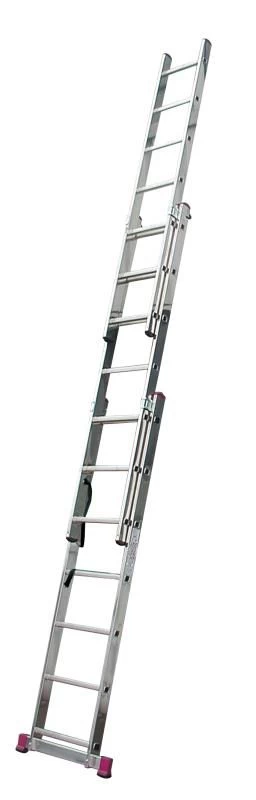 Лестница алюминиевая трехсекционая KRAUSE CORDA 3х7 арт.010377 от магазина Бери-Неси.ру