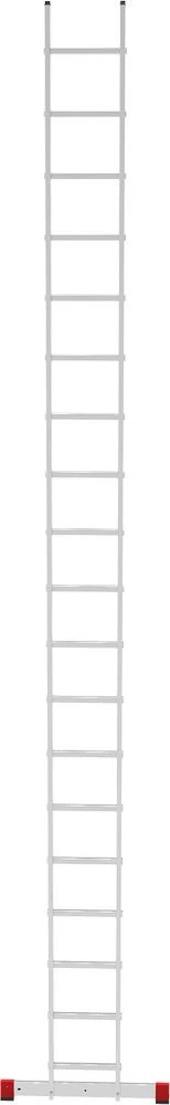 Лестница алюминиевая односекционная приставная полупрофессиональная Новая Высота 1х19 арт. 2210119 от магазина Бери-Неси.ру